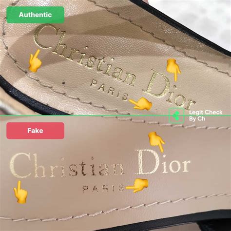 christian dior sandals fake vs real|is christian dior real.